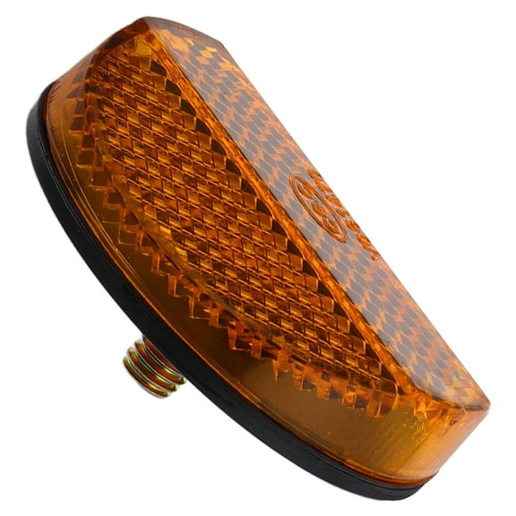 WORGEOUS Reflective Warning Reflector For Motorcycles Bicycles Round Safety Reflector For Night Riding And Increased Visibility Round Reflective Panel