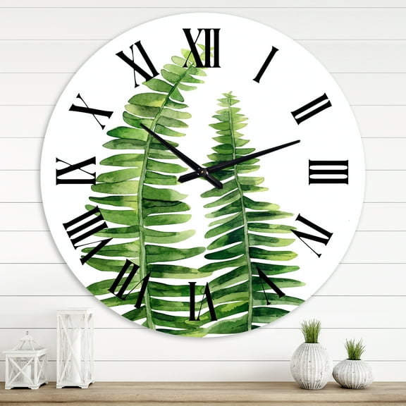 Designart 1 in Farmhouse Wall Clock
