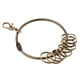 thumbnail image 3 of Paquete de 7-15 llaves redondas grandes de bronce retro vintage que incluye 10 anillos para grupos pequeños Sunnimix  Llavero, 3 of 7