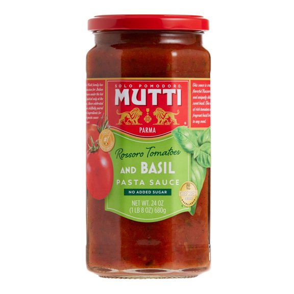 Mutti Tomato Puree with Basil 24 oz. Pack of 4