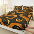 thumbnail image 3 of Castle Fairy Kids Teens Abstract Snake Twin Sheet Sets,Starry Sky Bedding, 3 of 7