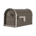 thumbnail image 3 of Gibraltar High Grove Galvanized Steel Post Mounted Black Mailbox 11-1/2 in. H x 9-5/8 in. W x 22-3/4 in. L, 3 of 3
