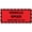 Red, variant on Vehicle Speed Monitored by GPS Bumper Magnet by DCM Solutions (Yellow, 9.25" W x 4.25" H)