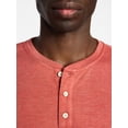 thumbnail image 4 of George Men's & Big Men's Relaxed Fit Knit Cloth Henley Shirt with Short Sleeves, Sizes XS-5XL, 4 of 5