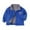 Blue, variant on EsaierrBaby Boys Girls Fleece Jacket for Kids Toddler Stand Collar Tops Zipper Double-Sided Velvet Warm Coats 2-10 Years Autumn Winter Outerwear