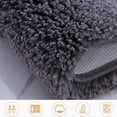 thumbnail image 4 of MK Gdledy Bathroom Carpet 16"×24", With Rubber Backing, Quick-drying and Washable Microfiber Mat,Dark Gray, 4 of 6