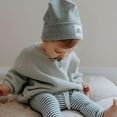 thumbnail image 4 of Gibobby Autumn Winter Warm Outfits Baby Girl Cute Long Sleeve Knitted Sweater Pullover Top,Grey,3-6 Months, 4 of 5
