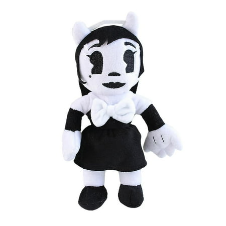 Bendy Plush 11.8in Black White Bendy And The Ink Machine Stuffed Toy ...