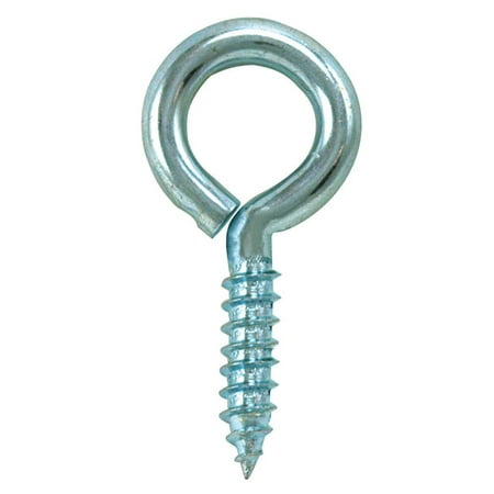 

Hampton 9/32 in. Dia. x 2-13/16 in. L Zinc-Plated Steel Screw Eye 120 lb. 50 pk (Pack of 50)