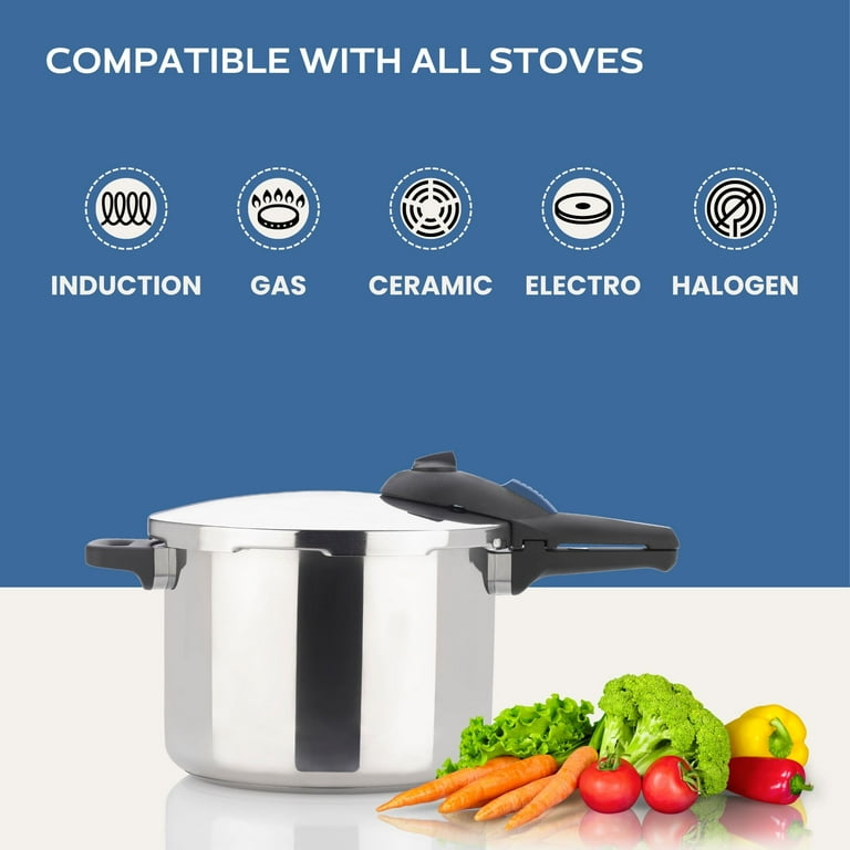 Z Pot 6 Qt. Stainless Steel Stovetop Pressure Cooker Z Pot 6 Qt. Stainless Steel Stovetop Pressure Cooker
