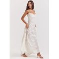 thumbnail image 4 of Vestido Namirate sin tirantes Holiday Maxi Summer White para mujer, 4 of 6