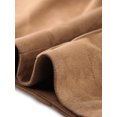 thumbnail image 5 of FAB CURVES Women's Faux Suede Leggings High Waisted Stretch Slim Pants XS Brown, 5 of 6