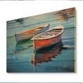 thumbnail image 2 of Designart "Waters Boat Harmonic" Transportation Print on Natural Pine Wood, 2 of 5