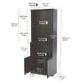 thumbnail image 6 of Inval America Espresso 3 Shelf Bookcase, 6 of 6