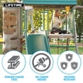 thumbnail image 6 of Lifetime Kid's Big Stuff Swing Set with Toddler Bucket Swing and Kid's Almond Picnic Table (91109), 6 of 22