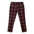 thumbnail image 4 of Hfolob Men's Casual Pants Mens All Seasons Fashion Leisure Plaid Print Pocket Zipper Button Feet Pants Suit Pants Relaxed Fit, 4 of 9
