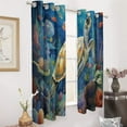 thumbnail image 2 of Ocean World Turtle Modern Window for Living Room Curtains for Child Bedroom Kitchen Decor Blinds Drapes, 2 of 7