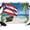 Multicolor, variant on Puerto Rico Flag Sea Backdrop for Photography,Fabric Photo Background Backdrop,Beach Palm Trees Boat Nautical Photo Booth Background for Portrait Photoshoot Video Wedding Studio Decor Banner 7x5ft