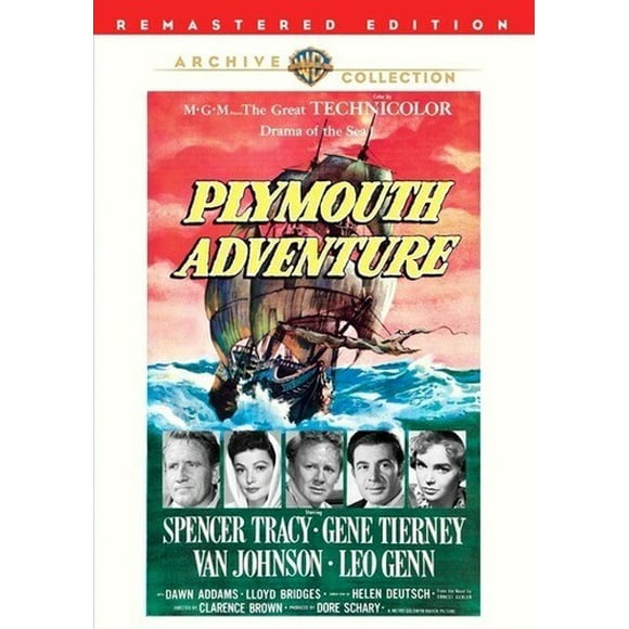Plymouth Adventure (DVD), Warner Archives, Drama