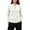 White, variant on Ke1Clo Womens High Neck Pullover Casual Long Sleeve Solid Color Slim Fit Knit Tops Button Down Stretchy Fall Winter Travel Tunic Tshirt Black XXXL