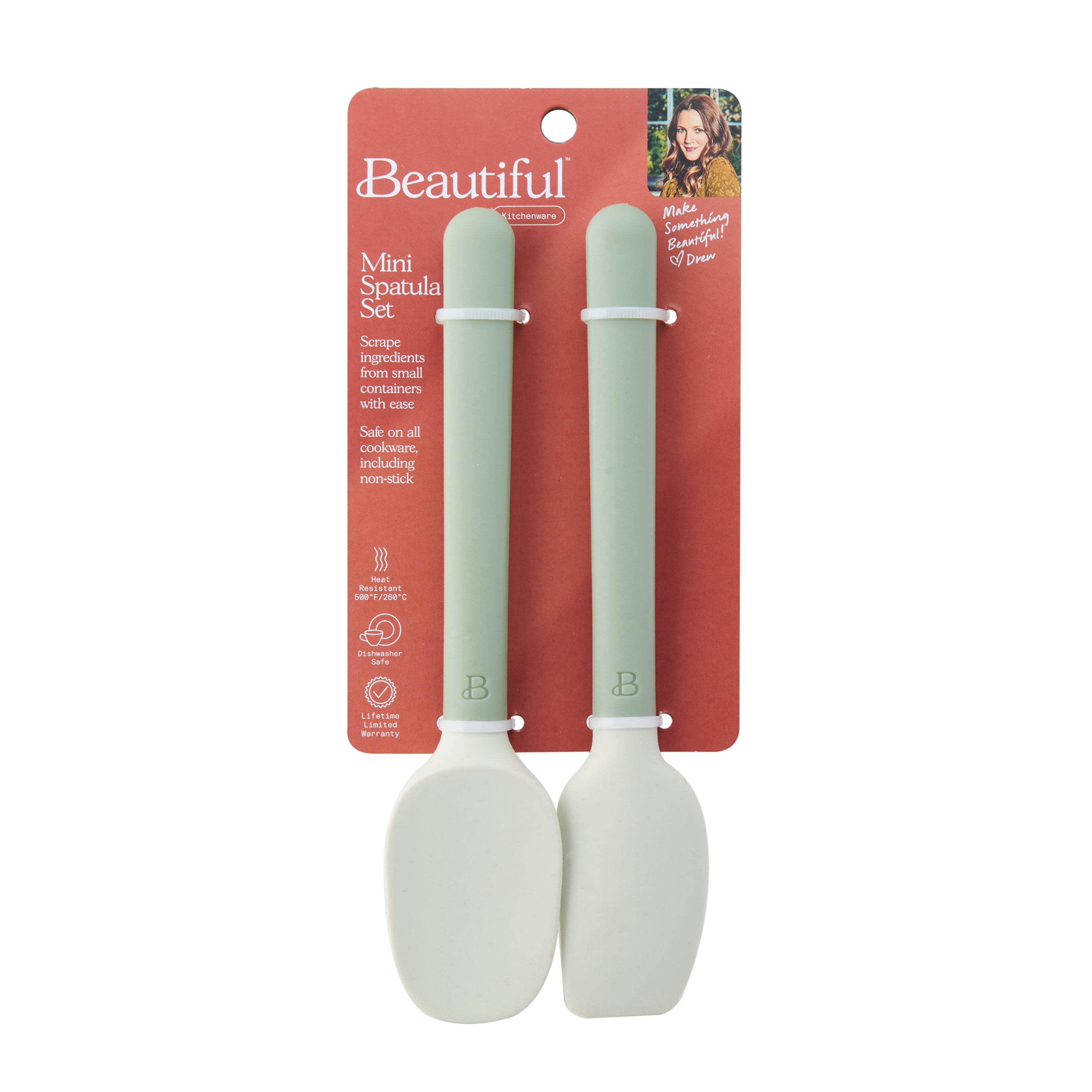 Beautiful Set of 2 Silicone Mini Spatulas, Store Only Item, Item
