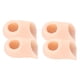 thumbnail image 5 of 4 protectores de puntera, almohadillas suaves para juanetes y callosidades. Piel, 5 of 9