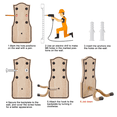 thumbnail image 5 of Soporte de Pared para Guitarra con Gancho para Colgar en la Pared, Ajustable, 5 of 5