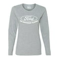 thumbnail image 2 of Wild Bobby, Ford Motors an American Classic, Cars and Trucks, Women Graphic Long Sleeve Tee, Heather Grey, XX-Large, 2 of 4