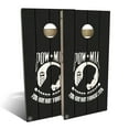 thumbnail image 2 of Skip's Garage POW MIA Outdoor Cornhole Board Set Include Case + Hole Lights Backyard 2x4, 2 of 5