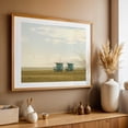 thumbnail image 4 of Lifeguard Station, Venice Beach 01 - California Photography Beach Coastal Ocean Minimalist Seascape Vintage Oak Framed Wall Art Print 5 x 7 inches, 4 of 6