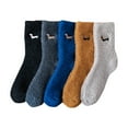 thumbnail image 2 of Dalrosia Fuzzy Socks for Men & Women Cozy Fluffy Winter Warm Slipper Socks Microfiber Soft Home Sleeping Socks, 2 of 5