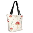 thumbnail image 2 of Fotbe Flat Mushrooms Pattern Beach Tote,Shoulder Handbag,Spacious Tote Bag,Lightweight Travel Bag,Versatile Shopping Bag, 2 of 9