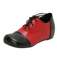 thumbnail image 1 of Chaussures de Marche Femme à Blocs de Couleur Bout Rond Plates à Lacets, 1 of 8