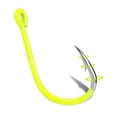 thumbnail image 3 of SUKIY 50pcs Fluorescent Fishing Hooks Barbed Single Circle Carp Hook Sea Fishinhook, 1-0#, 3 of 8