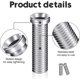 thumbnail image 3 of 4 Sink Basket Screws 45mm Stainless Steel Drain Screws Fixing Accessories Sink Bolt Screws Sink Basket Strainer Plug Screws For Kitchen Wash Basin Shi, 3 of 5