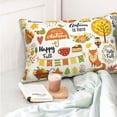 thumbnail image 6 of Kll Hello Fall Pillow Covers Envelope Closure,Super Soft And Cozy Fuzzy Fleece Pillow Case Cover 16"X24", 6 of 9