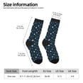 thumbnail image 2 of Cauagu Christmas Snowflakes1 Print Crew Socks for Women and Men,Adult Athletic Running Socks 1-Pair Sports Socks Work Gear Socks with Moisture Wicking, 2 of 6