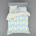 thumbnail image 2 of Ambesonne Nautical Bedding Set 3 Pcs, Marine Themed Starfish, Twin, Blue and Yellow, 2 of 3