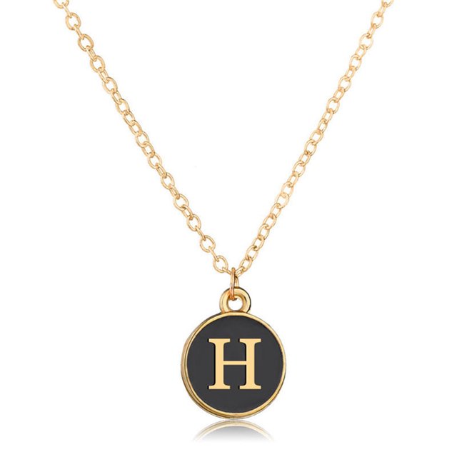 Collier pour Femmes Simple A à Z Pendentif Collier Charme Collier Clavicule