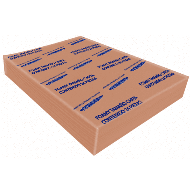 24 pliegos Foamy PASCUA lamina tamaño carta Foamy liso, fomi liso, goma eva para decoracion, manualidad 6EF
