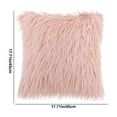 thumbnail image 3 of PATLOLLAV Ultra Soft Plush Pillow Case,Faux Fur Solid Throw Decorative Pillow Cover Cushion Covers Luxury Soft Decorative Pillowcase Fuzzy Pillow Covers for Bed Couch,16 x 16 Inches,, 3 of 5