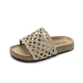 thumbnail image 6 of Kids Summer Breathable Mesh Woven Hollow Out Soft Sole Non-Slip Casual Beach Slippers Sandals for Boys Girls Indoor Outdoor Pool Shower Slides Yellow 3(11 Years), 6 of 6