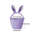 thumbnail image 3 of VibHome Easter Baskets Saving Home Textile Storage Storage Containers With Lids Easter Basket Easter Bunny Basket Cute Bag With Foldable Ears Tote Bags For Easter on Clearance!, 3 of 6