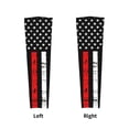 thumbnail image 2 of Cooling Compression Arm Sleeves Red Line Flag Sun Protection Sport Arm Sleeves For Men Women Baseball Basketball Running, 2 of 6