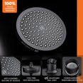 thumbnail image 3 of AIR-LuxFlow Black Shower Head Replacement, 3 of 4