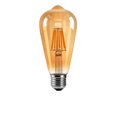 thumbnail image 4 of Lámpara de filamento de bombilla LED Edison, bombilla vintage ST64, bombilla de tungsteno, bombilla de chupete, E27, lámpara de restaurante con filamento de tungsteno de imitación, 4 of 4