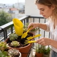 thumbnail image 4 of 4Pcs Mini Gardening Tool Set With Soil Scoop & Shovel & Rake & Dibber Durable Planting Kit For Succulents Indoor Houseplants(Yellow-14.5Cm), 4 of 5