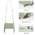 thumbnail image 4 of Bolso Cruzado Montana West con Flecos de Cuero de Vaca Vintage, 4 of 6