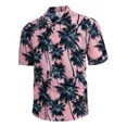 thumbnail image 2 of Camisa Casual Estampada De Manga Corta Para Hombre Hawaiano, 2 of 8