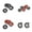Black, variant on US 8-16 Pcs Skateboard Longboard Bearings PRECISION ABEC 9 BLACK SHIELD Size 608